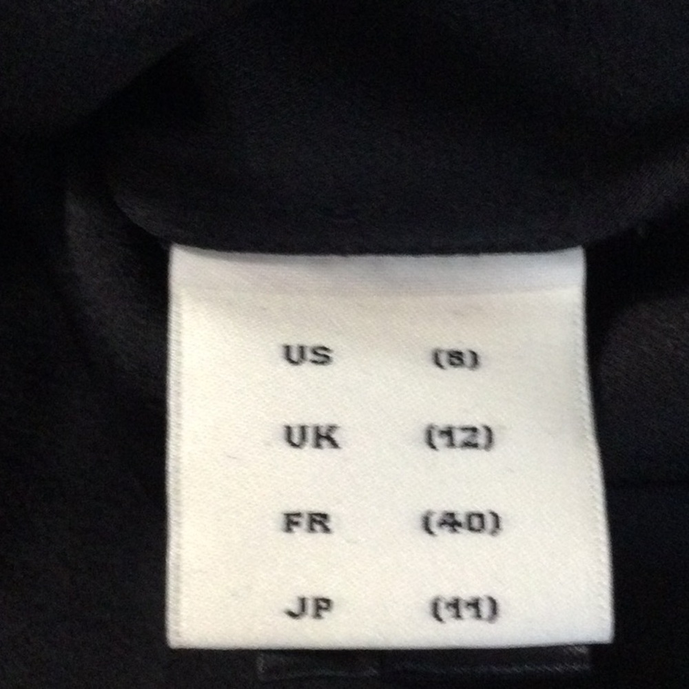 Adam Lippes Black Crepe Scarf Wrap Shell Sleeveless Blouse Size 8 - Picture 14 of 14